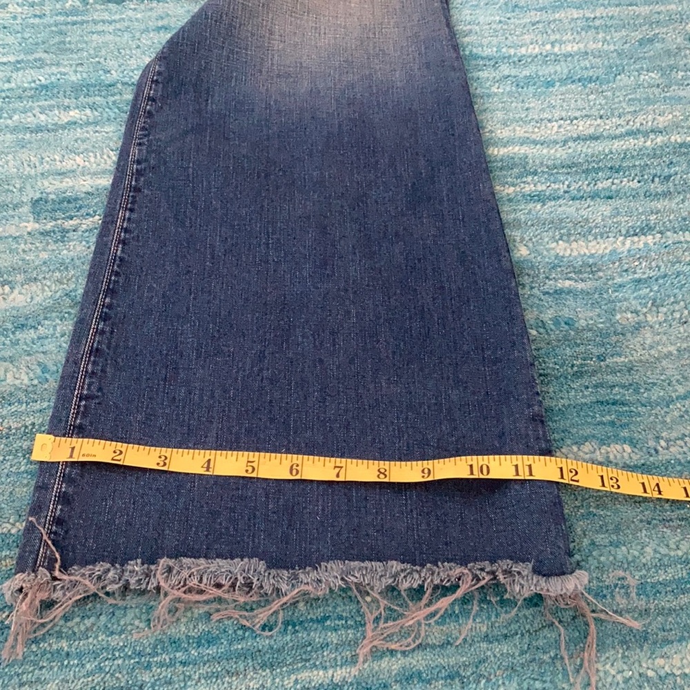 🎈🎈Nili Lotan Wide leg exposed Button Fly Jeans Mid - Picture 8 of 13